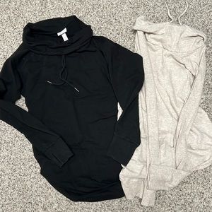Maternity funnel neck sweatshirts